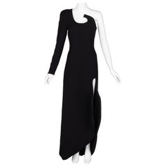 Ronald van der Kemp Demi Couture Fall 2018 Sculptural Black Dress