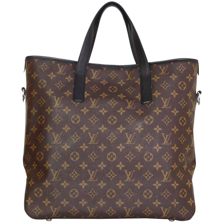 Louis Vuitton Monogram Macassar Davis Tote Bag w/ Strap and Dust Bag rt. $1,960 For Sale at 1stdibs