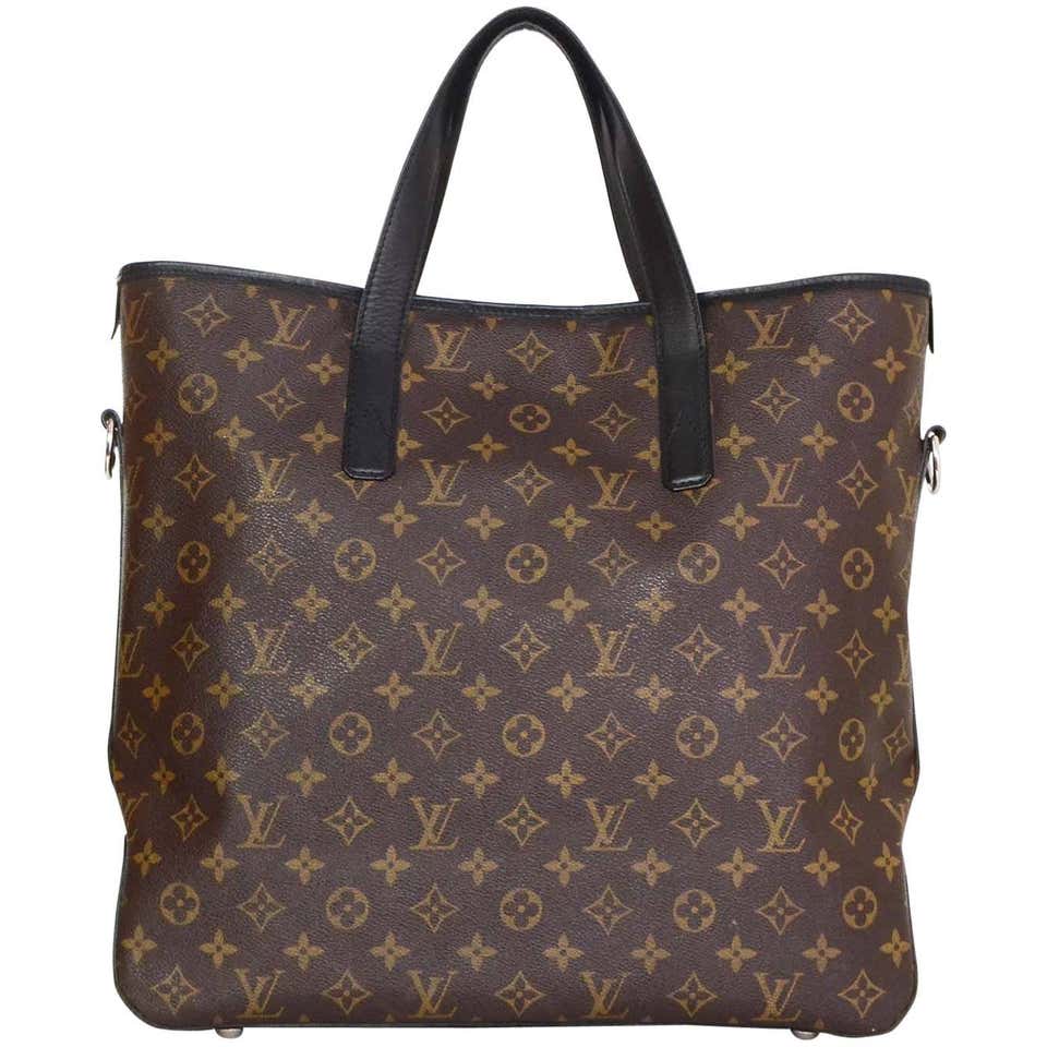 Louis Vuitton Monogram Macassar Davis Tote Bag w/ Strap and Dust Bag rt ...