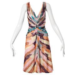 Missoni Color Block Zig Zag Knit Dress 10