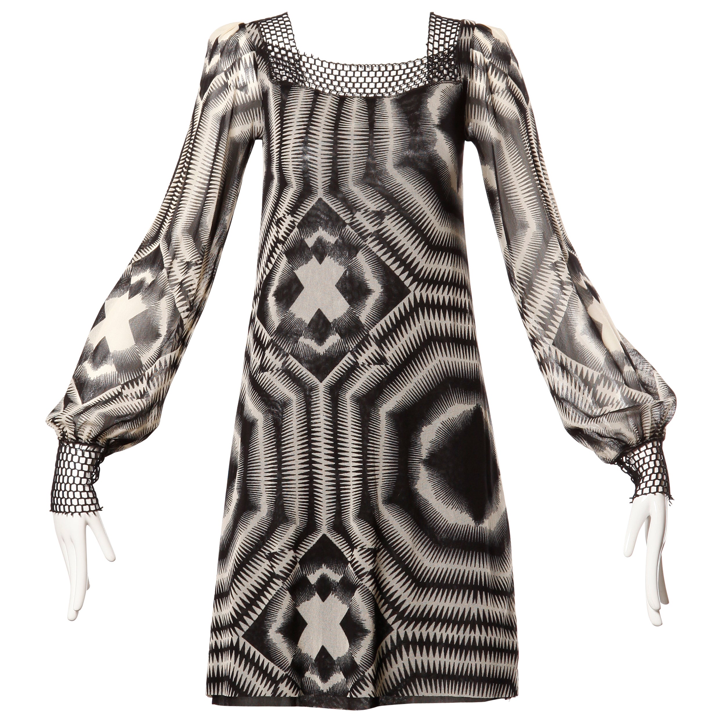 jean paul gaultier mesh dress