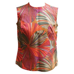 Camicetta floreale multicolore 1960