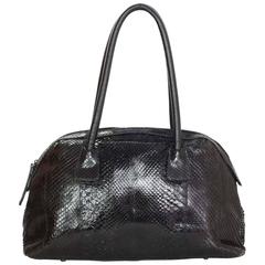 Carlos Falchi Sac à bandoulière en python noir rt. 2::895