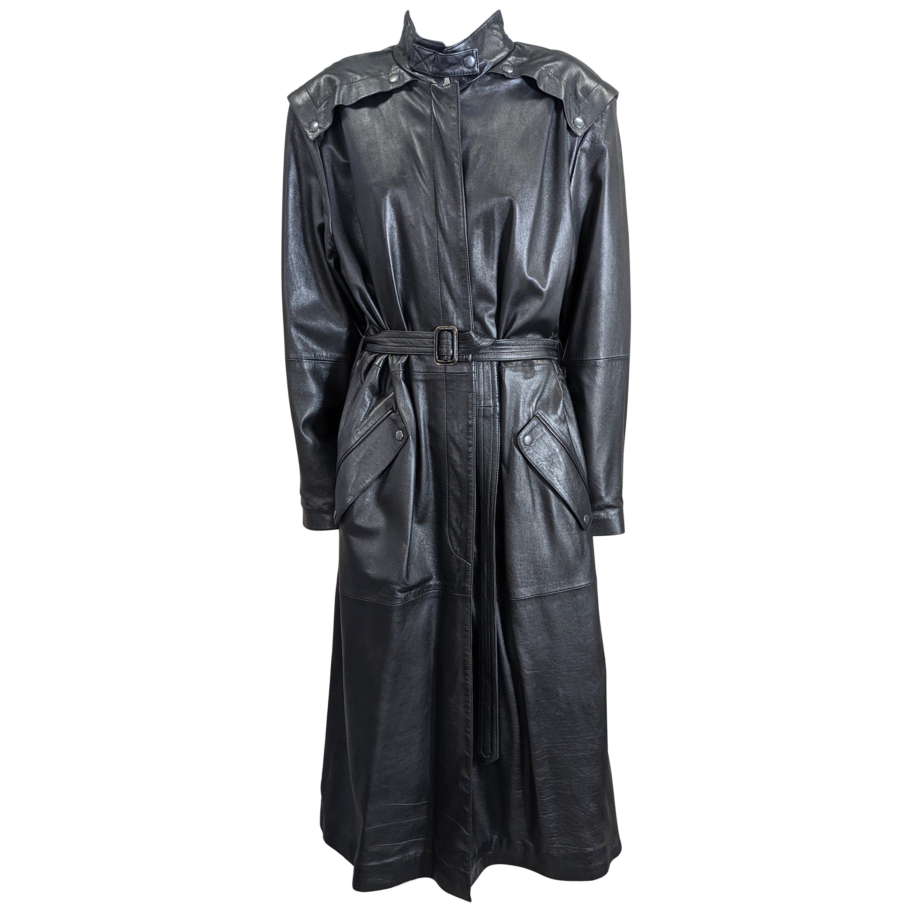 Beged-Or Leather Moto Coat