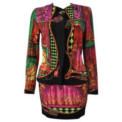 Important and Iconic Gianni Versace 'Teatro' Collection Wool Felt Suit