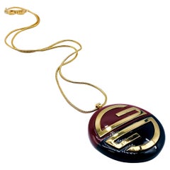 Vintage Givenchy Pendant Necklace 1970s - 1977 Collection