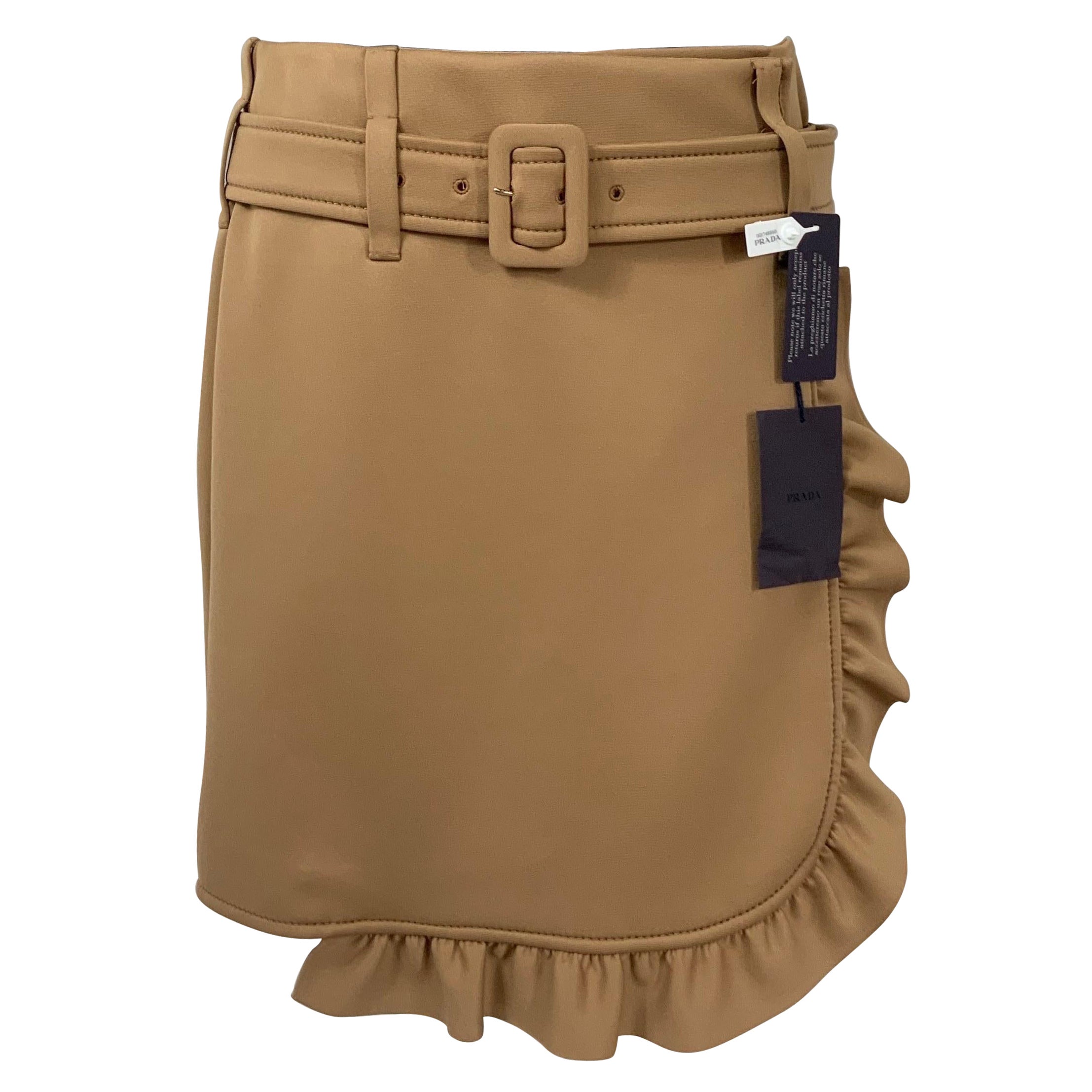 Prada Fall 2018 Camel skirt