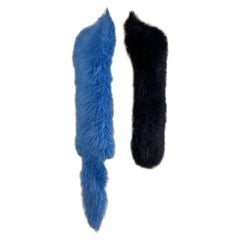 Prada 2011 Laufsteg 2011 Bicolor Faux Far stole Schal Wickel