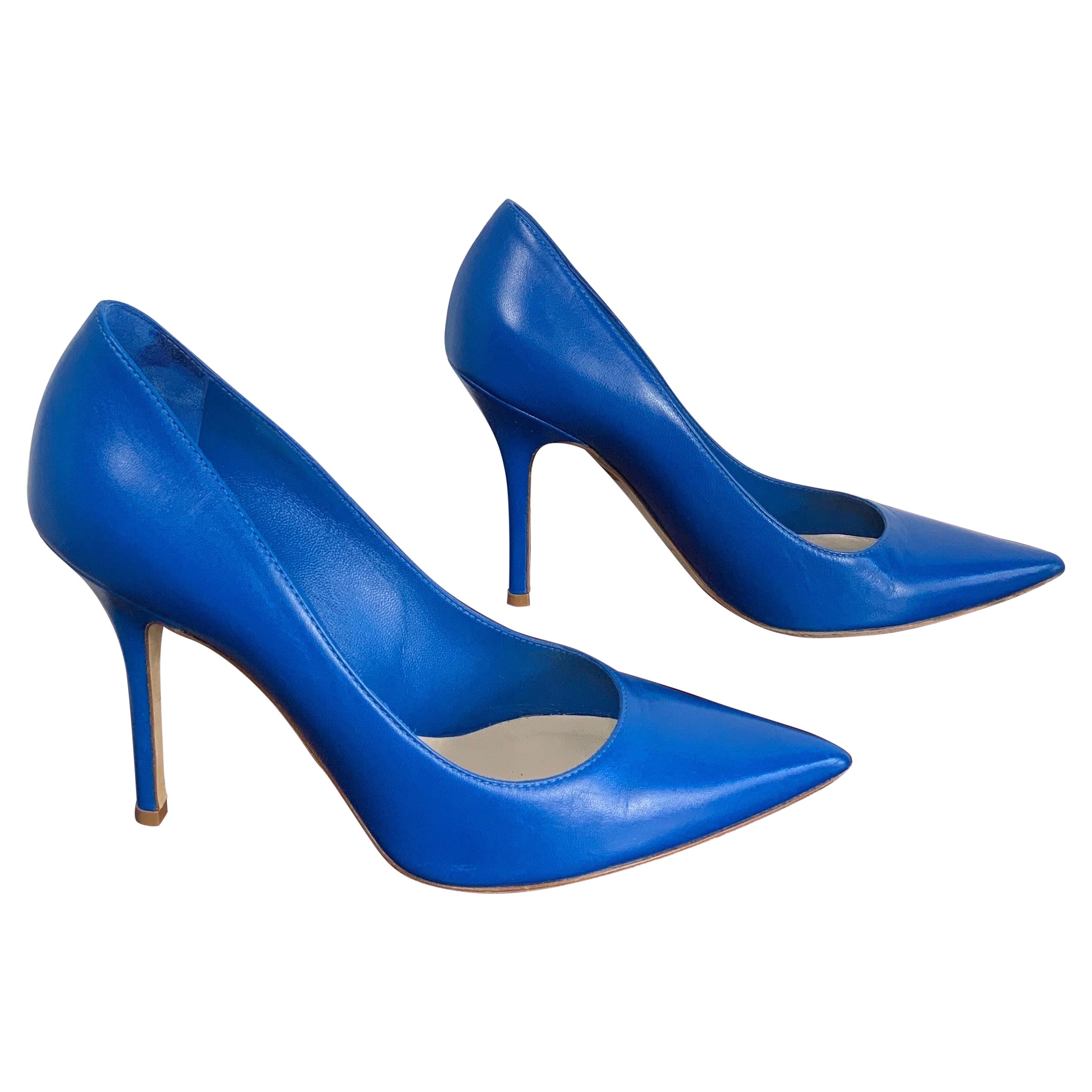 Christian Dior Blue Stiletto For Sale at 1stDibs