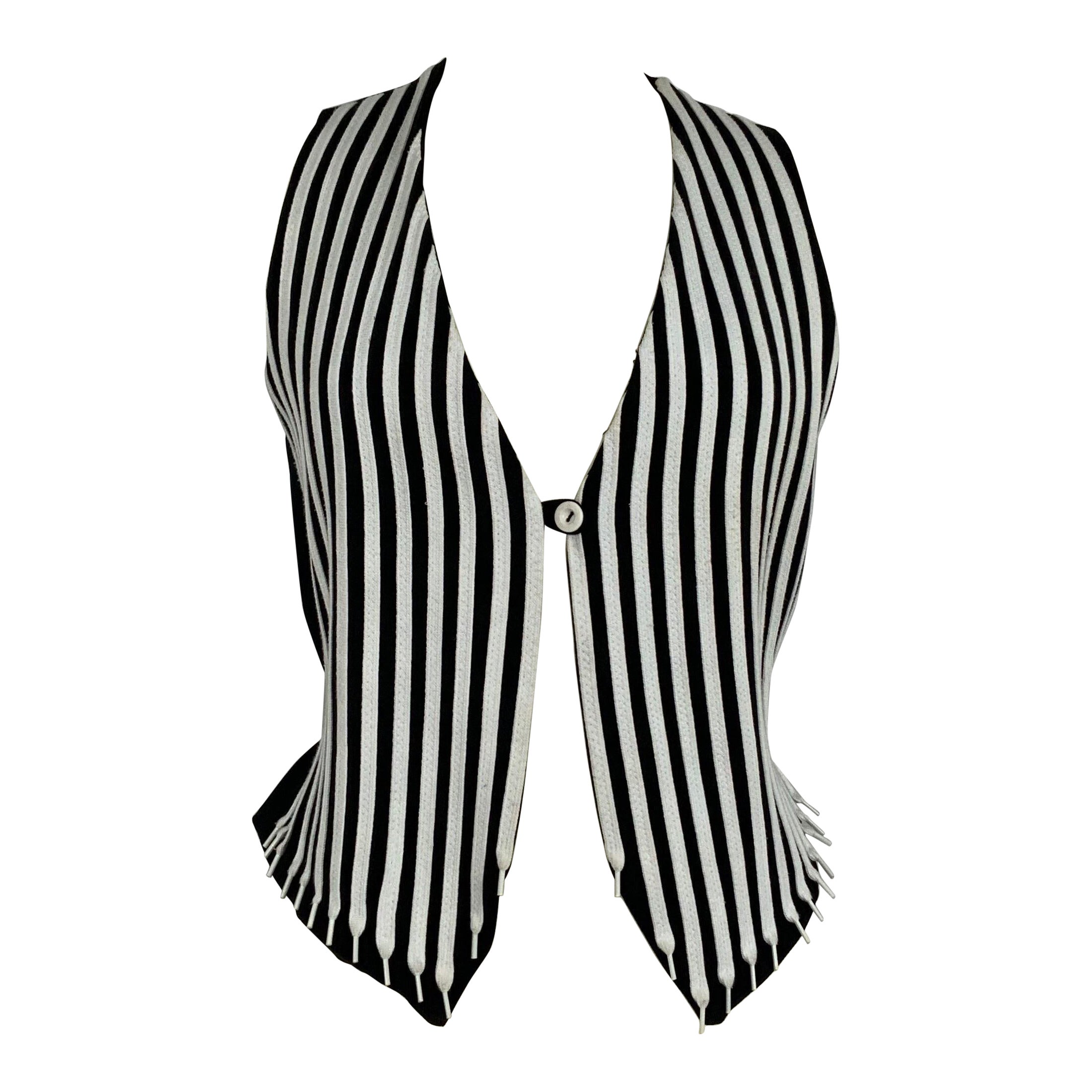 Cheap and Chic by Moschino vintage strings Vest For Sale