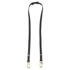 Louis Vuitton Black Leather Adjustable Shoulder Strap