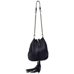 Gucci Miss Bamboo Bucket Bag in Black