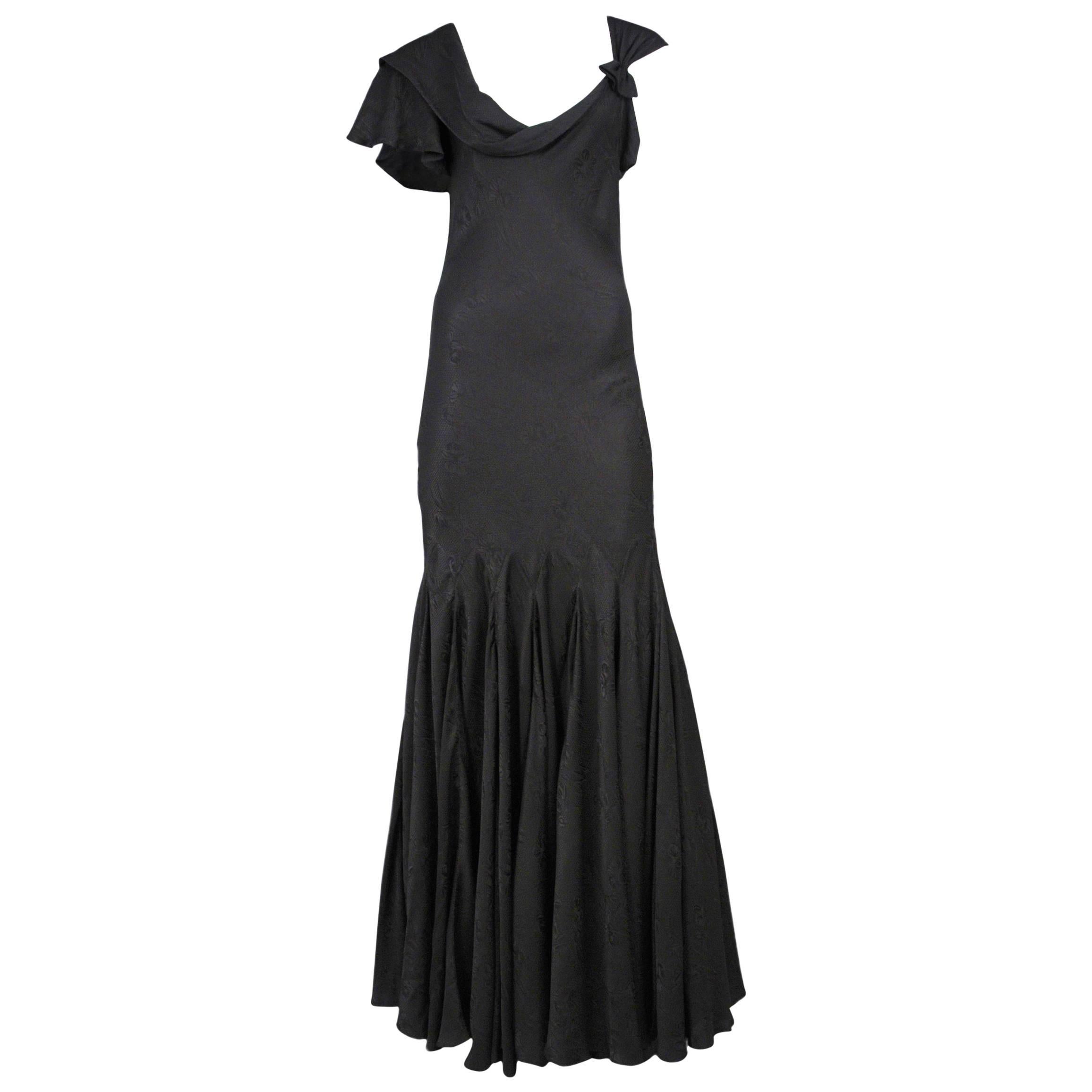 Alexander McQueen Black Sarabande Gown 2007