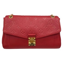Used Louis Vuitton Saint Germain Red Shoulder Bag