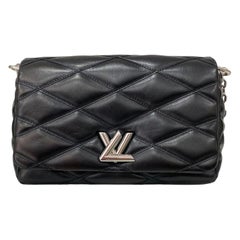 Louis Vuitton GO 14 MM Twist Shoulder Bag Black