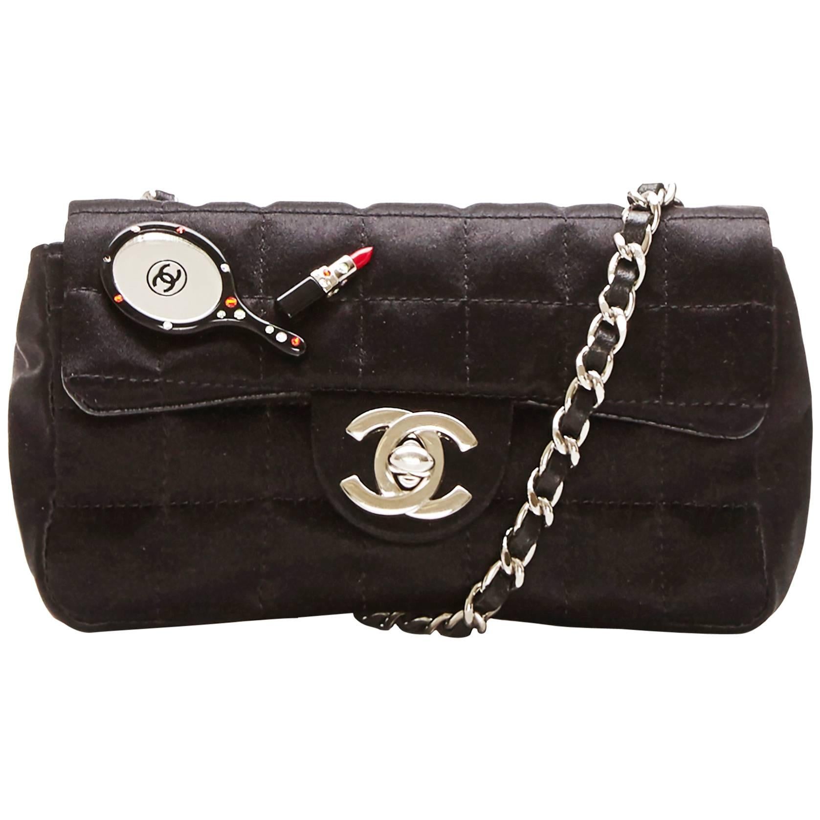 Chanel Mini Sateen Shoulder Bag