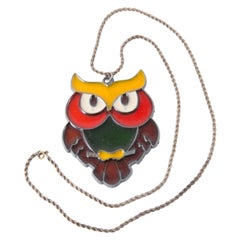 Multico Owl Necklace