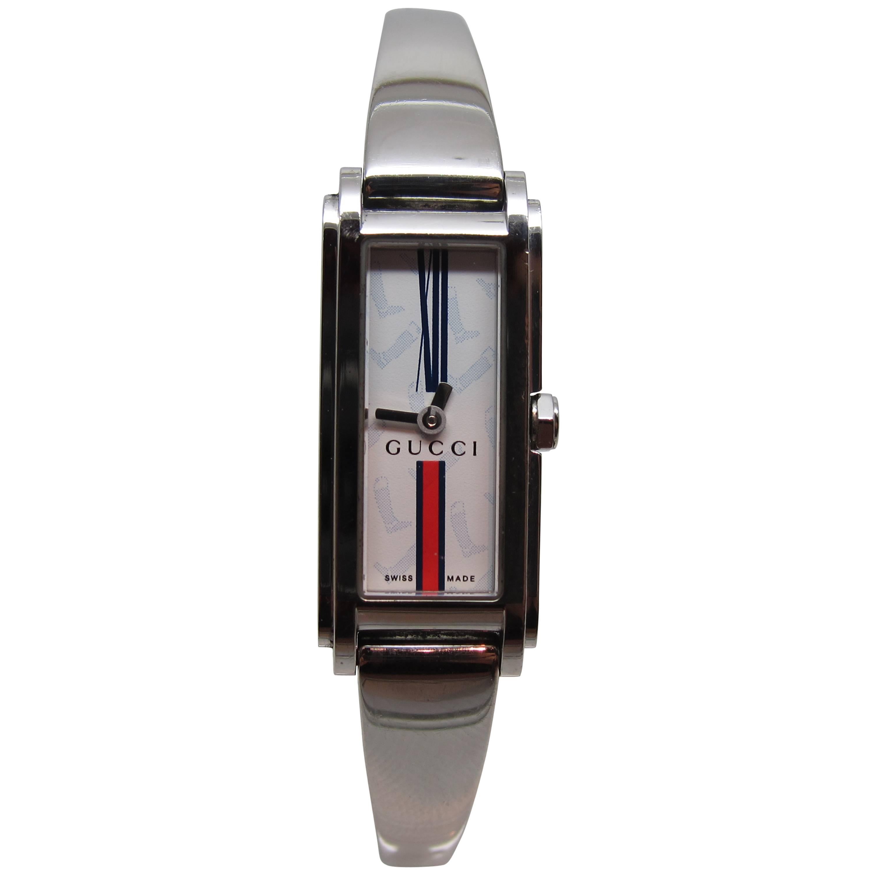 Gucci Stainless Steel Horsebite Watch