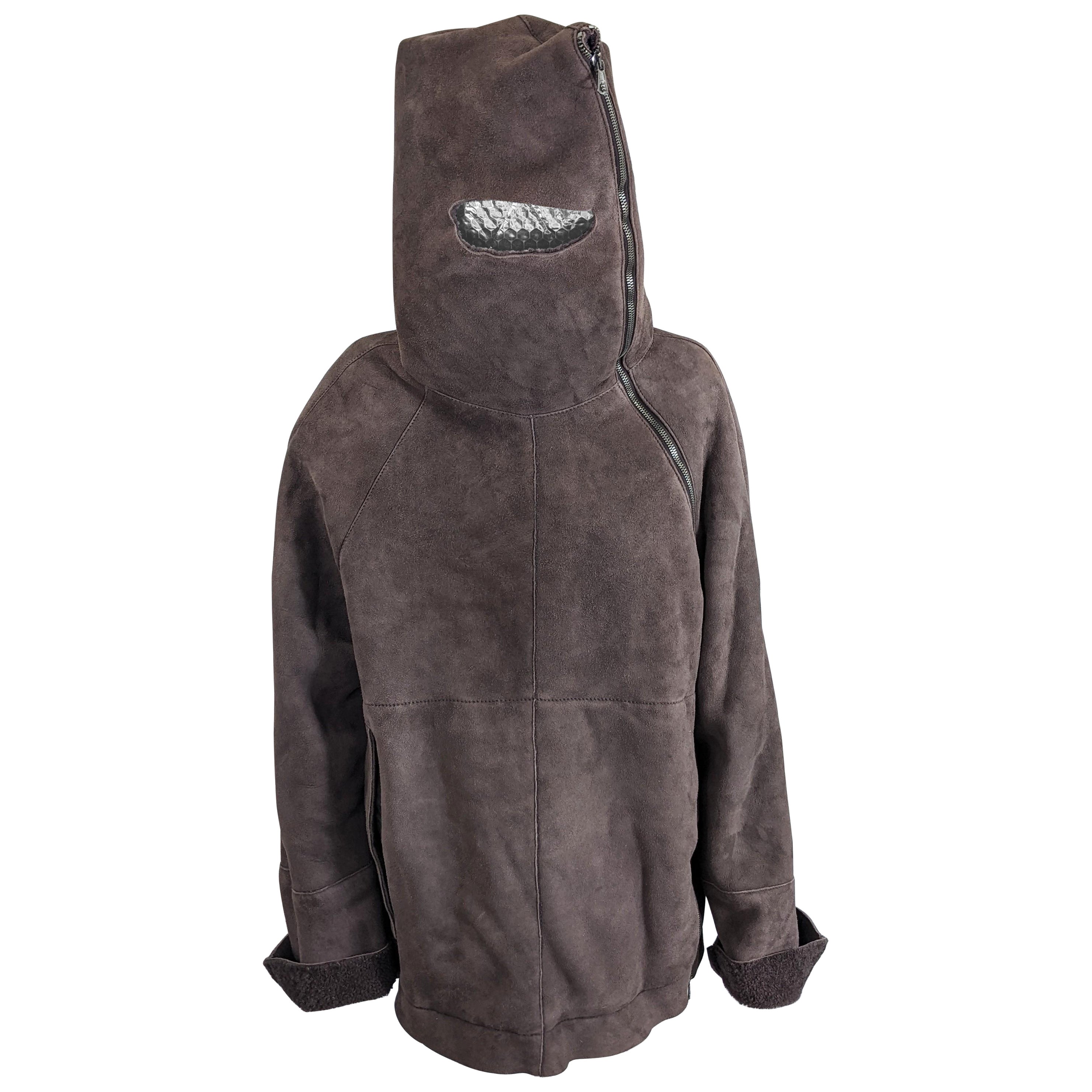 CP Company Mens Shearling Gumby Hood Anorak For Sale