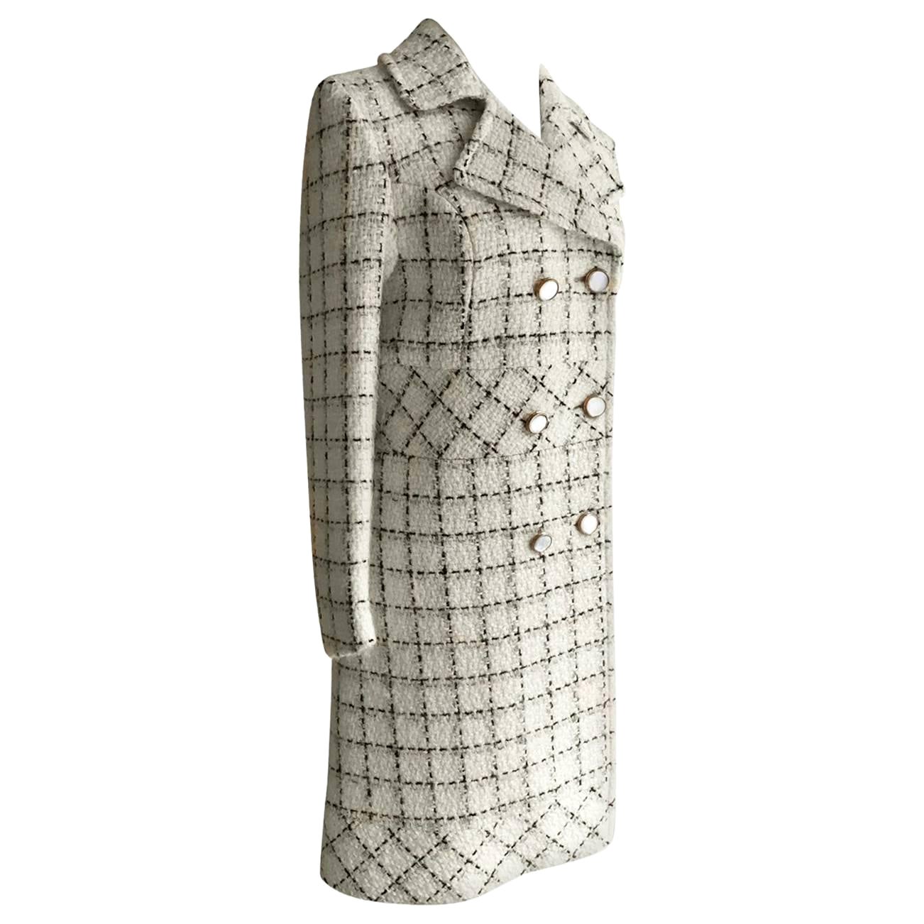 Schiaparelli Tweed Classic Coat  For Sale