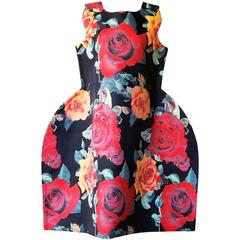 Comme des Garcons Tri-Dimensional Floral Pattern Flat Dress 5
