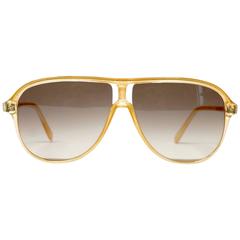 70s Courrèges Retro drop shape sunglasses in NOS condition 
