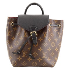 Louis Vuitton Montsouris Backpack NM Monogram Canvas with Leather BB