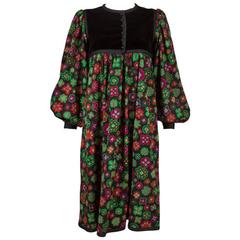 Yves Saint Laurent folk dress, circa 1976 5