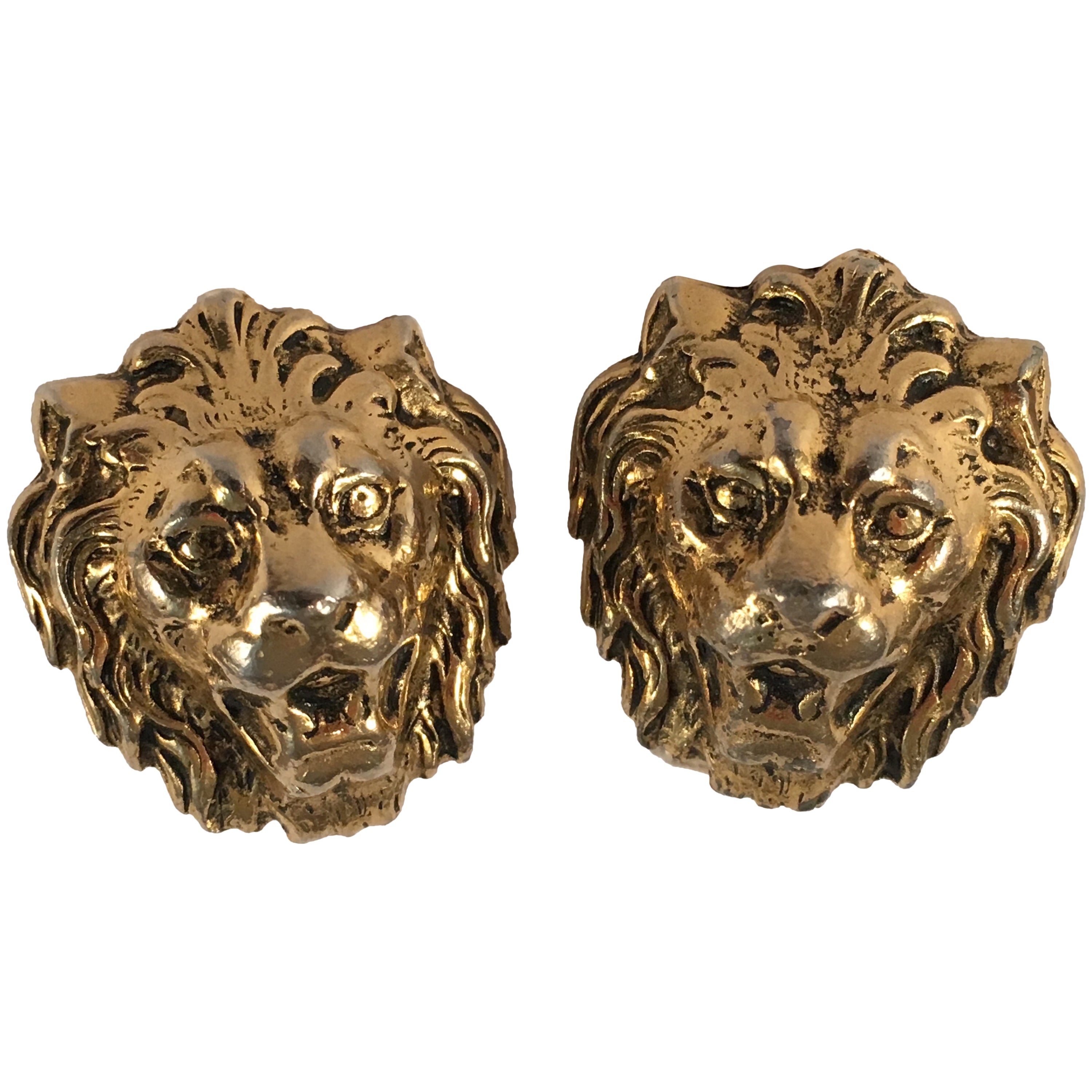 Gucci Lion Earrings - 2 For Sale on 1stDibs