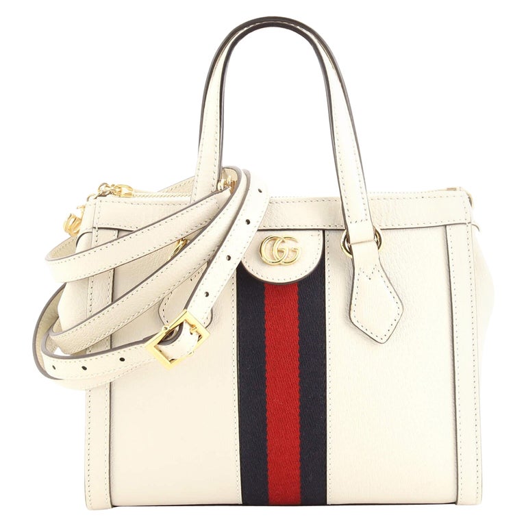 Gucci Ophidia Top Handle Tote Leather Small For Sale at 1stDibs