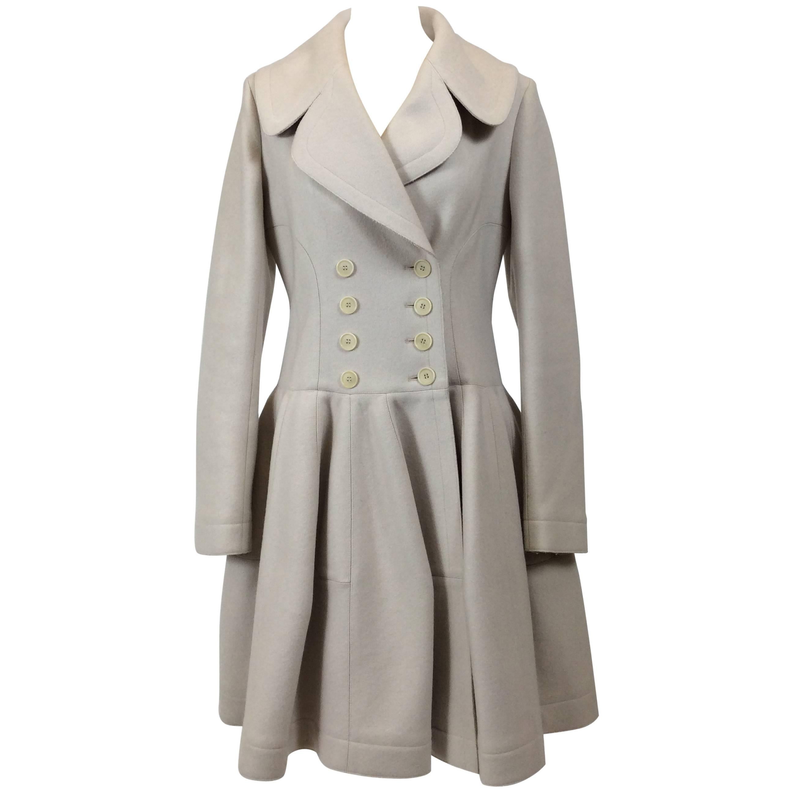 Alaïa Cream Cashmere Coat