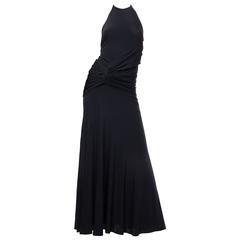 1990s Donna Karan Jersey Backless Gown 8