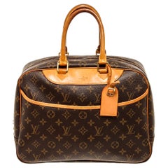 Louis Vuitton Brown Deauville Top Handle Bag