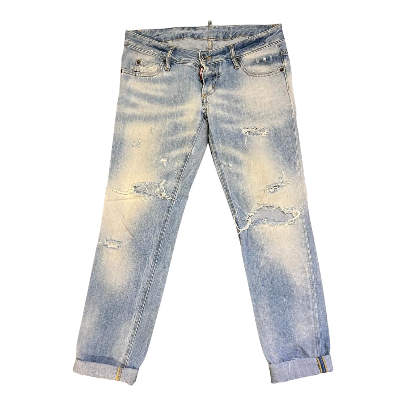 DSQUARED2 Light Blue Denim Jeans, Size 42 For Sale