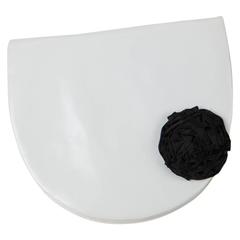 White Andrea Pfister Leather Clutch 3