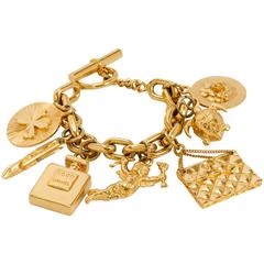 1970's Chanel Iconic Charm Bracelet