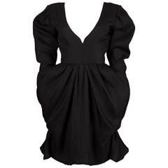 Yves Saint Laurent silk organza tulip dress, Circa 1993 9