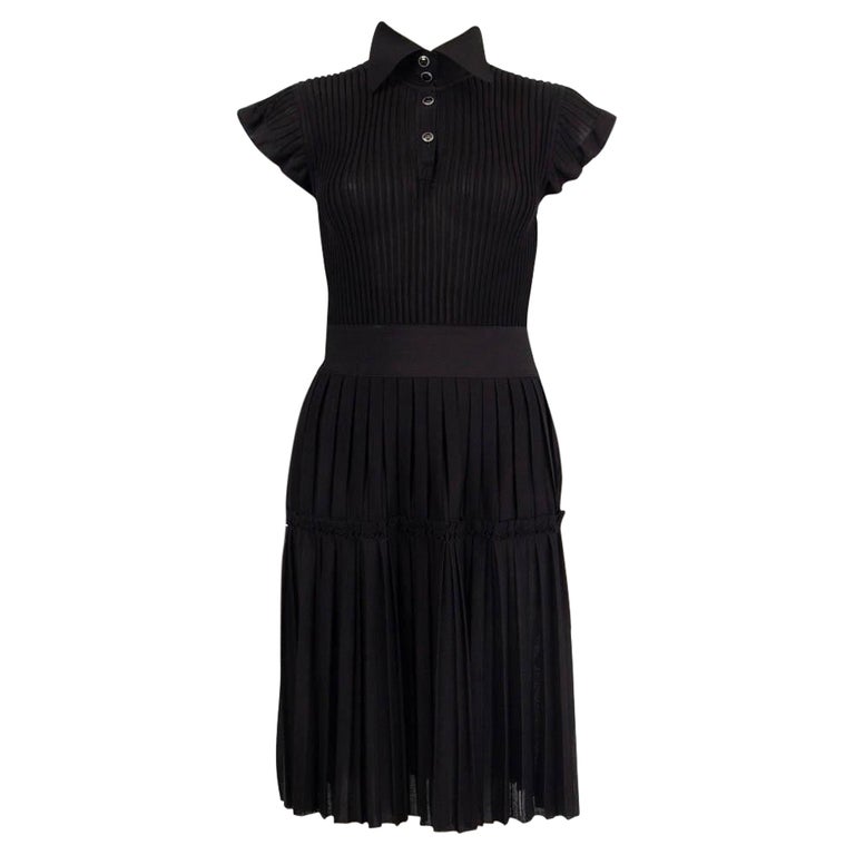 chanel black maxi dress