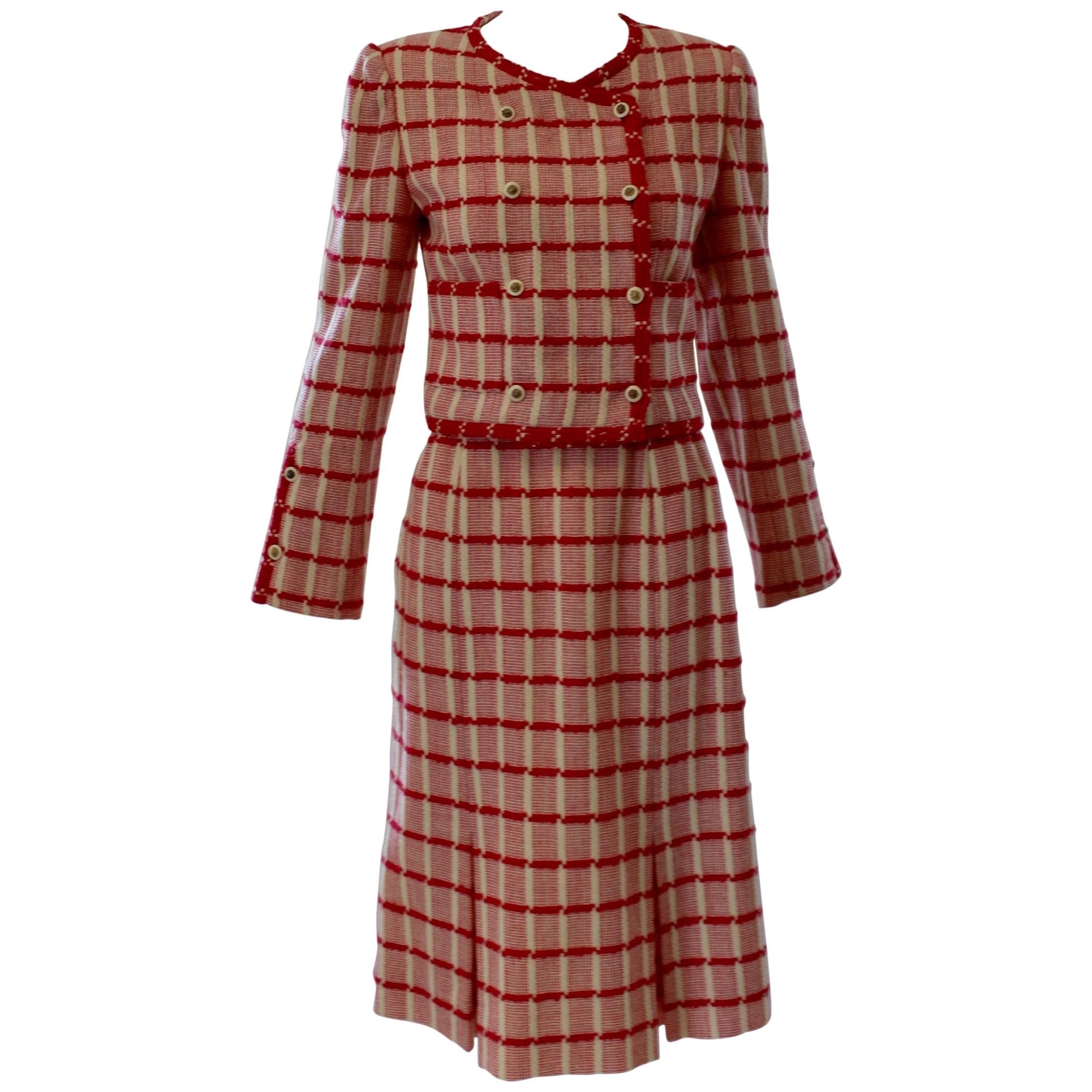 Chanel Two Piece Skirt Suit, 1960s  For Sale