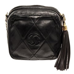 Chanel Black Small Tassel Camera Bag