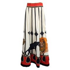 Vintage Malcom Starr Circus Themed Hostess Skirt