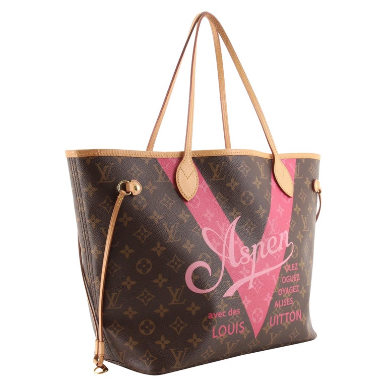 Louis Vuitton Cities Limited Edition 'V' Neverfull Bags released