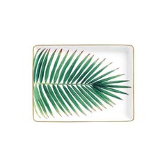 Hermes White Porcelain Passifolia Tray N°2, Small Model