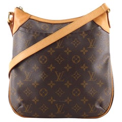 Louis Vuitton Odeon Handtasche mit Monogramm aus Segeltuch PM