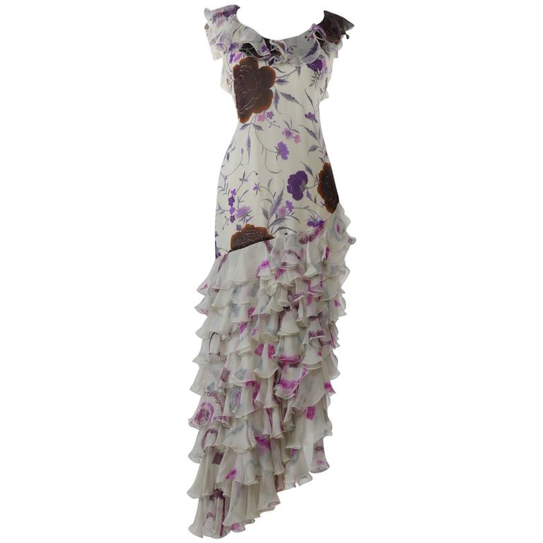 Long Ruffle Dress