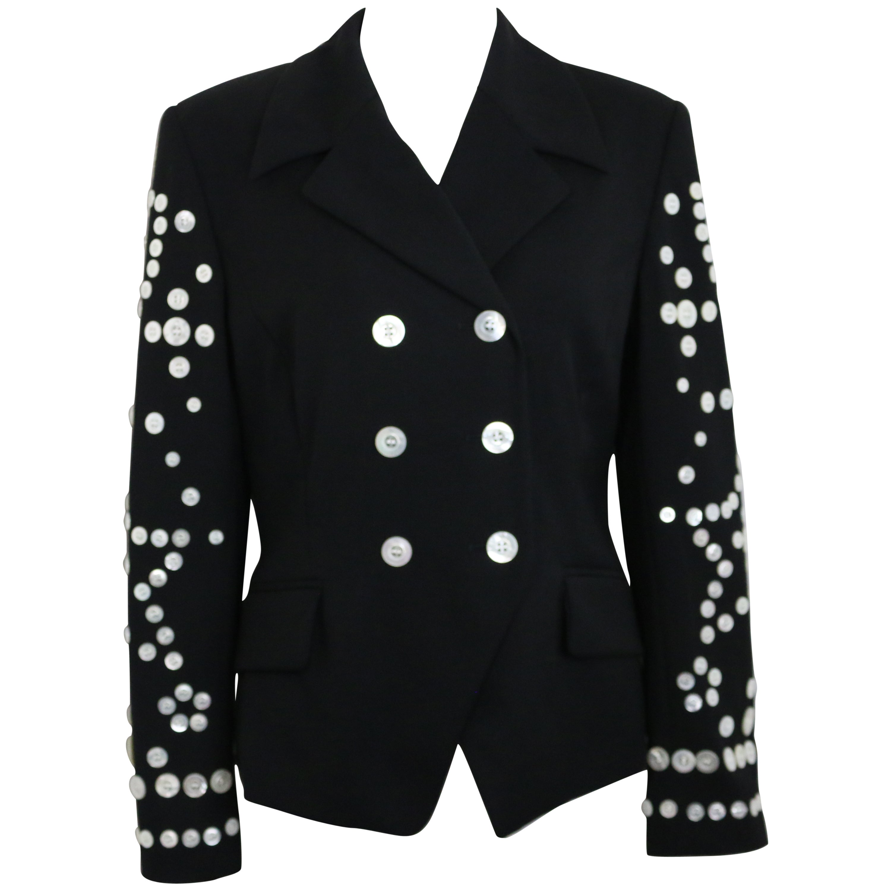 Escada Textured Bouclé Tweed Jacket For Sale at 1stDibs