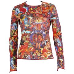 Jean Paul Gaultier Vintage Chinese Children and Babies Propaganda Top