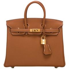 Hermes Gold Togo Birkin 25cm Gold Hardware