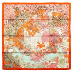 New in Box Hermes Tropical Garden Silk Scarf