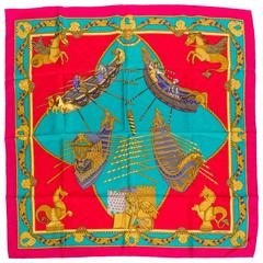 Hermès Le Bichon de Venise Silk Scarf 1